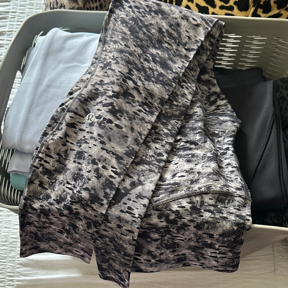Lululemon base pace 25-inch - estuary grey multi